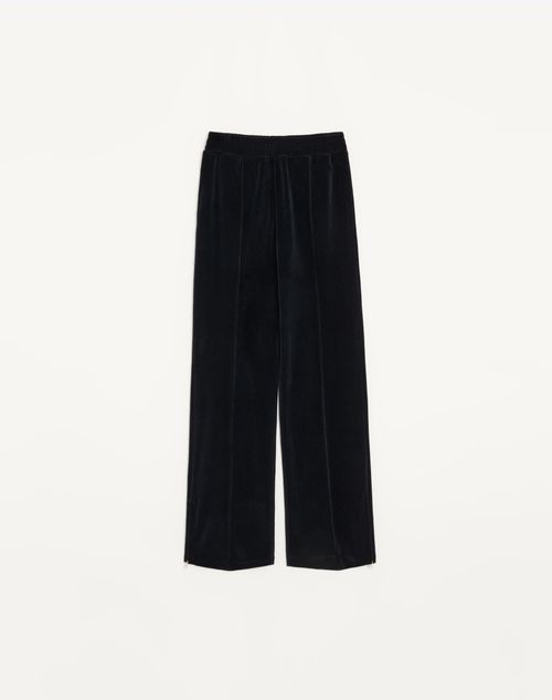 Valentino - Jersey Pants - Black - Woman - Trousers And Shorts